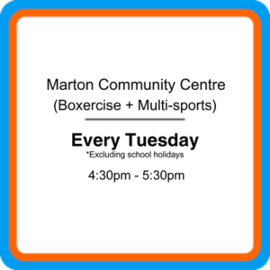 Marton Community Centre – Tuesdays
